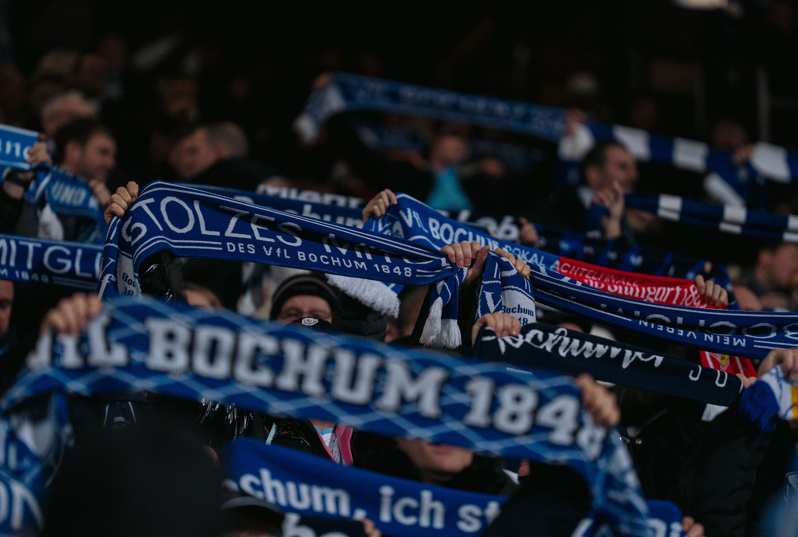 Fanion VFL Bochum 1848 Pour Supporter De Foot ! Article De Fan En Bon état, Made In Germany